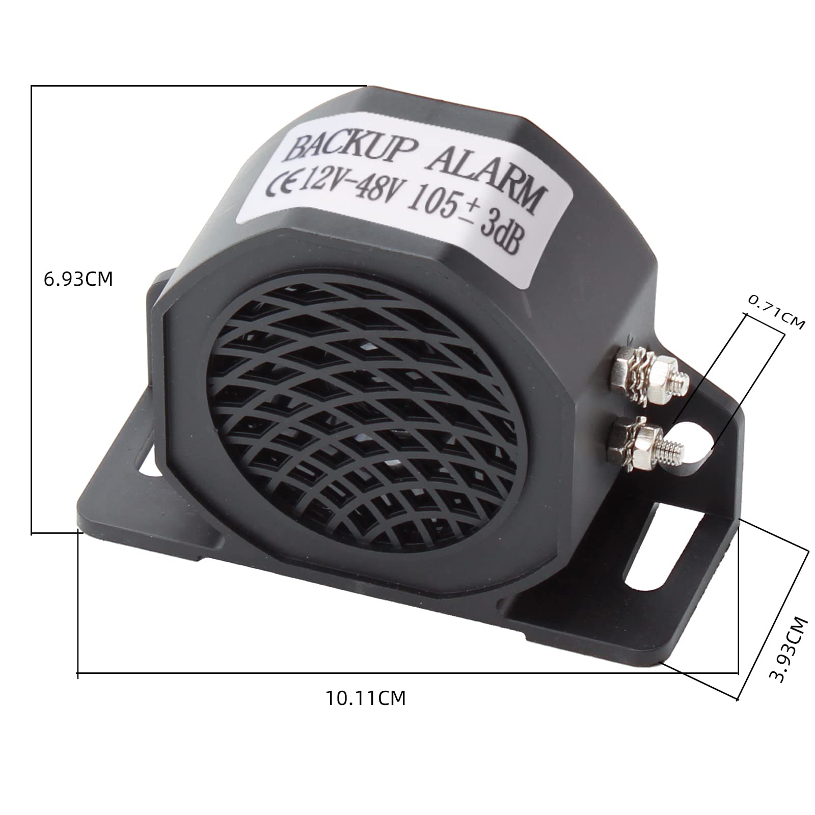 Amazon | FARBIN 車バックアップブザー12v / 48V 110±3Dbユニバーサル